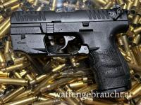 Pistole Walther P22Q 3,24" inkl. Laser und Originalkoffer
