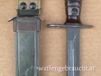 BM59 Bajonett mit US M8A1 Scheide - Garand GM 1 Bajonett - Beretta