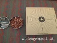 Luftgewehr Zielscheiben 140 Stk u. 5.5 mm Spitz Diabolo