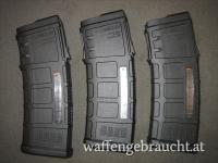 Lange Magazine für Steyr AUG Cal. .223 ( 5,56x45 ) , PMAG 30  3 Stück made in U.S.A.