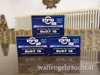 PPU im Kaliber 8x57JS FMJ BT mit 12,85g/198gr