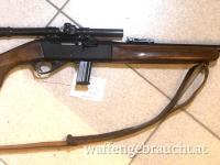 Schöne jagdliche Anschütz Selbstladebüchse Mod. 522 SL-Büchse im Kaliber 22 mit 10 Schuss Magazin  und ZF