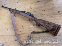 DWM-Mauser 98 in 9,3x64 Brenneke, Safari Großwild Ausführung, mit Picatinnyschiene, Safarikorn, Flintenabzug, 45 Grad Sicherung