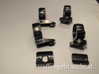 HMS Schwenkmontage 30mm komplett mit 2 x Oberteilen für 2 Optiken zum Wechseln