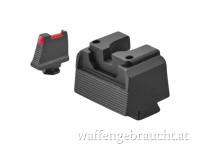 LPA Viser mit Fiber Optic Korn, Glock M.O.S. (verstellbar)