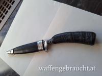 Jagdmesser Gravur + Original Gamsgriff