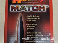 VERKAUFT!!!          HORNADY MATCH GESCHOSSE BTHP 22/224 52GR/3,36G   500 STK