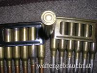 Patronen im Kaliber 6,5 X 52 Carcano