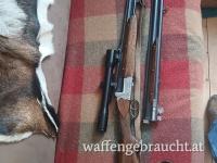 Doppelbüchse 7x65 R mit Wechsellauf Bock Doppelflinte 16/70