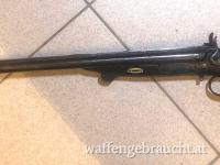 Hahn Doppelflinte Historisches Schmuckstück Querflinte Kal. 20/70  - als Deko für die Jagdstube