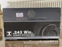 RWS im Kaliber .243Win Teilmantel Spitz mit 6,5g/100gr