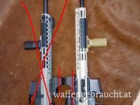 Ar 15 223 rem. Oberland Arms 14,5"  in Sand cerakote , Battle Arms 