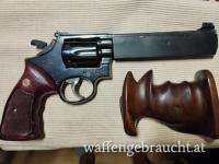 Smith & Wesson 6 Zoll Lauf 38 Special incl 4 Schachtel Munition 38 WC Eigenbau 