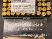 6,5X55 SE FMJBT Munition 