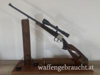 Blockbüchse Outschar Heeren, Kal. 6,5x57R.  ZF Kahles.