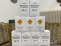 Böllerpatronen im Kaliber 10 für Salutkanonen