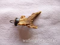Nr. 4: Rehknöpfler mit Fassung aus Silber 925, 4 cm