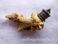 Nr. 7: Rehknöpfler mit Fassung aus Silber 925, 5 cm