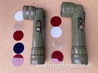 US Army MX-991/ U Taschenlampe - GI Winkeltachenlampe - Willys Jeep - Dodge