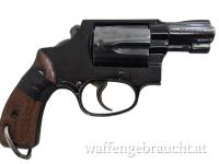 gebr. SMITH & WESSON Revolver Mod. 37, 2"Lauf mit abgeschliffenen Schlagstück und zusätzlichen Tragering, Zustand: Gebraucht