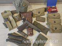 Colt M1911A1 (1942) – NUMMERNGLLEICH – Volles US-Infanterie Set + W.B. Stempel