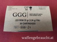 GGG 223 Rem 55gr (3,56g) FMJ 100 Stk