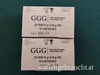 GGG 223 Rem 55gr (3,56g) FMJ 100 Stk