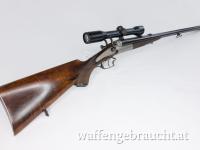 gebr. Ferlacher Hahnbüchsflinte mit montiertem Hensoldt 4x32