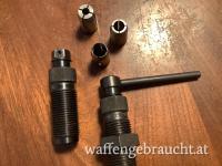 2 Forster Geschosszieher Matrizen für .22, .357 und .45