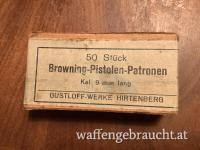 Alte Munition Browning 9 mm lang