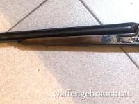 Ältere, sehr gut erhaltene, sehr günstige Querflinte Kal. 16/70 spiegelblanke Läufe - Brigant Standard