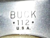 BUCK 112 Ranger, U.S.A., Taschenmesser mit Lederholster 112, Sammlerstück !!! - RKJ