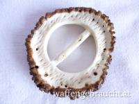 Hirschrose für Gürtel oder Halstuch, 7.5 cm