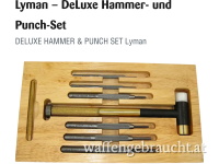 Lyman Deluxe Hammer & Punch Set