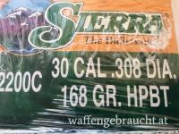 Sierra MatchKing .30 (7,62 mm), 168 grs. HPBT 500 Stk. - auf Lager !! 