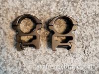 Montageringe 25,4 mm für 22mm Picantinny Hoch