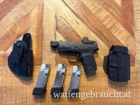 Springfield Hellcat 9mm RDR, Set mit Kompensator und Reddot inkl. Holster und Magazine