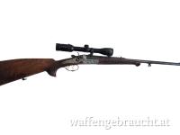gebr. Ischler Hahnstutzen mit tiefgestochenen Tierstücken und montiertem SWAROVSKI Z3 3-9x36A Abs. 4, Zustand: Sehr gut