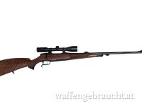 gebr. STEYR Mannlicher Luxus mit orig. Steyr SM montiertes SWAROVSKI Habicht 6x42S Abs. 4A, Zustand: Sehr gut - Kal. 6x62 Freres