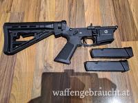 Schmeisser AR15 Lower 9mm KOMPLETT & OHNE Nummer + 2 Glock-Magazine