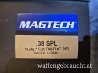 12x Magtech .38 spl Munition Magtech 158grs FMJ-Flat (38P)