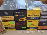 RESERVIERT - Munition 4000 Schuss, 22 lfr + 100 Schuss 9mm