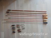 Putzstäbe und Bürsten für Gewehr bzw Flinte