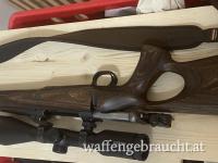 Neuwertig-M12 Lochschaft -cal 308- mit Kahles 2.4.12x56-mit neuen Schalldämpfer nur Eingeschossen!!! 