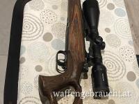 Neuwertig M12 - Kahles 2.4.12x56  -Cal 308– Gewindee 15.1 mit Schaldämpfer——Gewehr hat keine 20 Schuß drauf ….Lochschaft / Hoz !