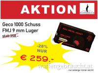 Geco 9mm Para FMJ 8,0g/124gr  1000 Schuss * AKTION nur 259.- € *