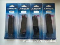 MEC-GAR Magazin für Ruger P85 / P89, brüniert, 15-schüssig, MGRP8515B, 4 Stk inkl. Paketversand