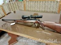 Steyr Mannlicher S links geschäftet im Kaliber 8x68S mit Bauer 3-12x56, Absehen 4 und Leuchtpunkt