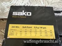 Sako .243 Win. SP Range 5,8g/90gr (50 Stück)