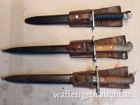 Bajonette Schweiz 3 Stück